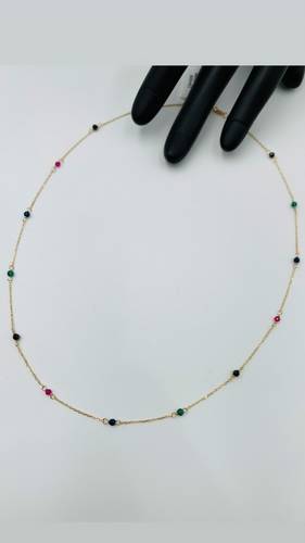 YELLOW GOLD NECKLACE K18
