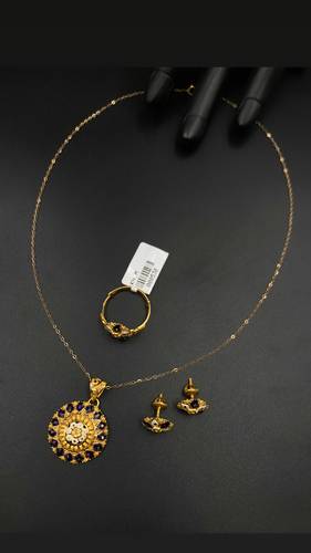 YELLOW GOLD HALF SET K21