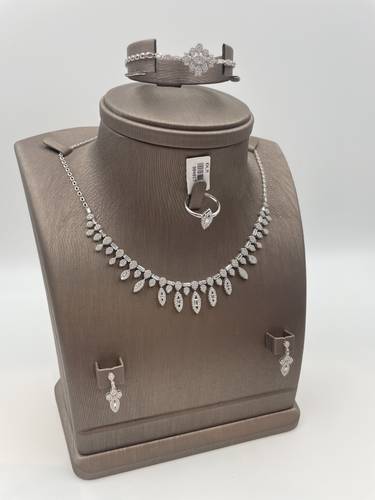 18K WHITE GOLD FULL SET