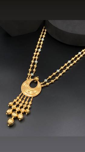 GOLD LONG NECKLACE K21