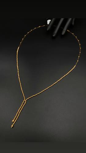 GOLD LONG NECKLACE K21