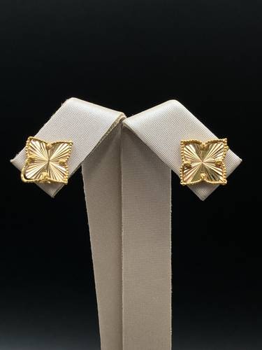 YELLOW GOLD EARINGS K21