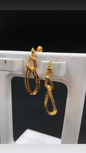‎حلق ذهب عيار 21