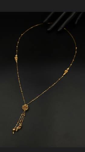 GOLD LONG NECKLACE K21