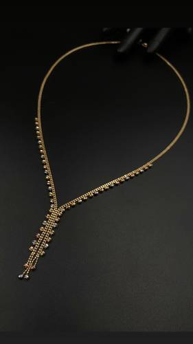 YELLOW GOLD NECKLACE K18