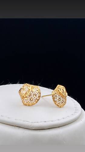 YELLOW GOLD EARINGS 21K