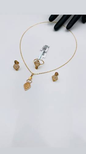YELLOW GOLD HALF SET K21