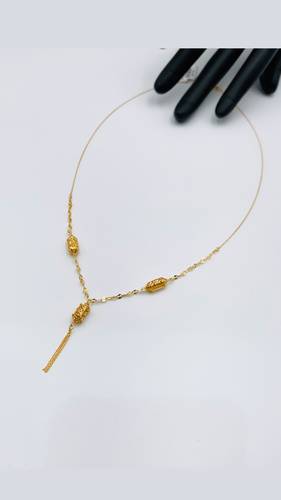 GOLD LONG NECKLACE K21