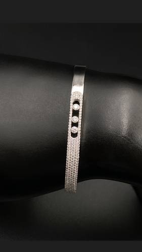 سوارة ذهب أبيض عيار 18