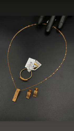 YELLOW GOLD HALF SET K21