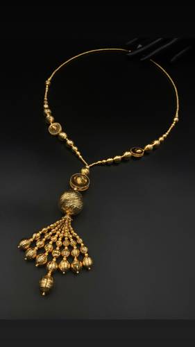 GOLD LONG NECKLACE K21