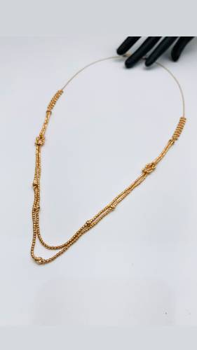 GOLD LONG NECKLACE K21