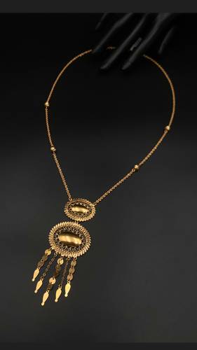 GOLD LONG NECKLACE K21