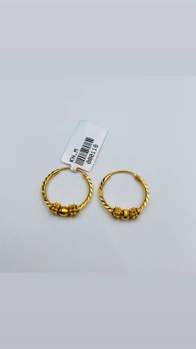 ‎حلق ذهب عيار 21