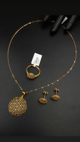 YELLOW GOLD HALF SET K21