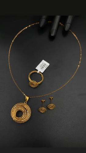 YELLOW GOLD HALF SET K21