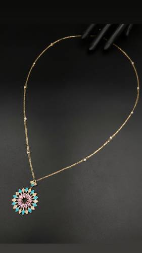 GOLD LONG NECKLACE K18
