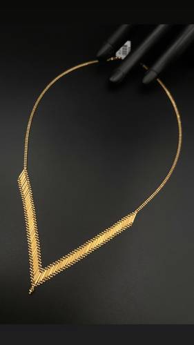 YELLOW GOLD NECKLACE K18