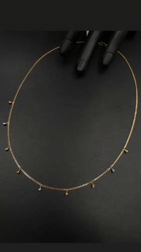 عقد ذهب أصفر عيار 18