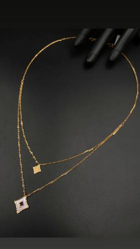 عقد ذهب أصفر عيار 18