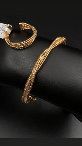 21K GOLD BRACELET WITH RING