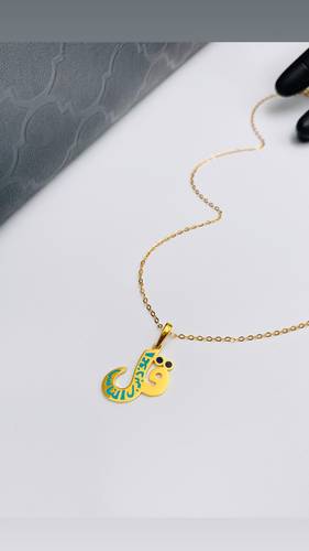 ‎عقد ذهب عيار 21