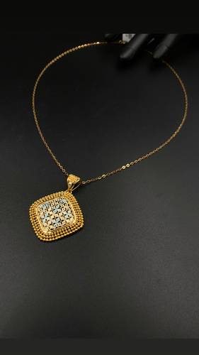 عقد ذهب أصفر عيار 21