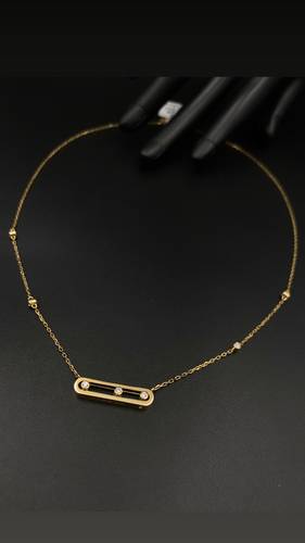 YELLOW GOLD NECKLACE K18