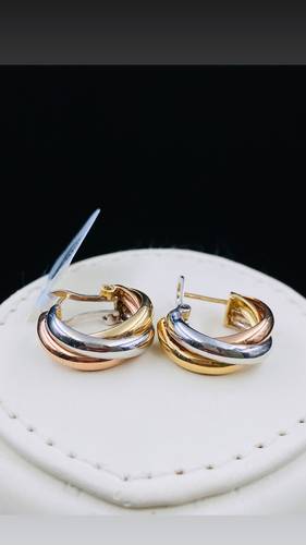 YELLOW GOLD EARINGS 18K