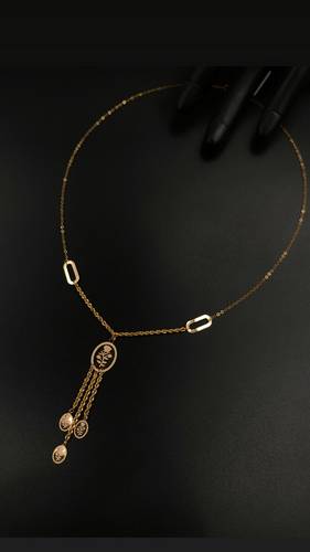 YELLOW GOLD NECKLACE K21