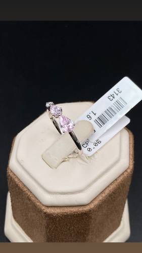 NATURAL DIAMOND RING WITH GOLD K18