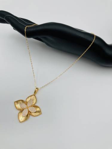 YELLOW GOLD NECKLACE K21