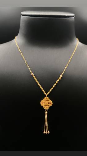 عقد ذهب أصفر عيار 21