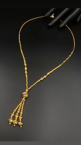 GOLD LONG NECKLACE K21