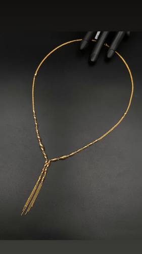 GOLD LONG NECKLACE K21