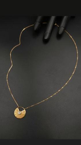 YELLOW GOLD NECKLACE K18