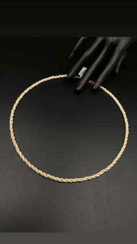 GOLD NECKLACE K21 WITH CULTURED PEARL