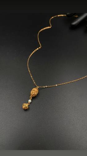 GOLD LONG NECKLACE K21