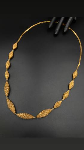 GOLD LONG NECKLACE K21