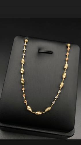 YELLOW GOLD NECKLACE K18