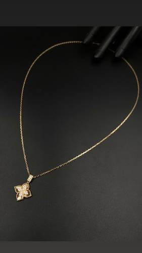 YELLOW GOLD NECKLACE K18