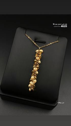 عقد ذهب أصفر عيار 18