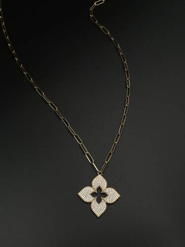 18K GOLD LONG NECKLACE