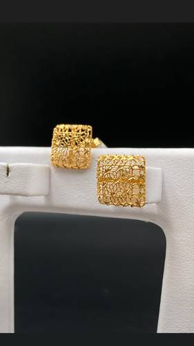 حلق ذهب عيار 21