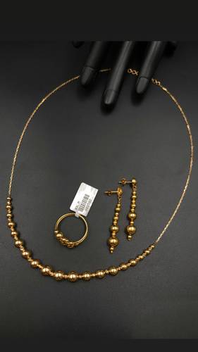 YELLOW GOLD HALF SET K21