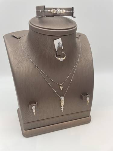 18K WHITE GOLD FULL SET