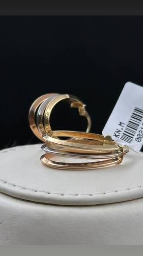 حلق ذهب عيار 18
