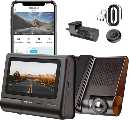 Hikvision AE-DC8322-G2PRO-Buckline 4K Dual Dashcam with Buck Line