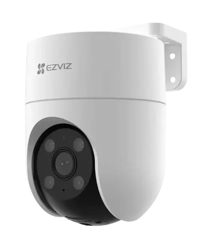 كاميرا مراقبة خارجية EZVIZ H8C بدقة 4 ميجابكسل ودقة 1080 بكسل، مزودة بتقنية واي فاي، مع كشف حركة الإنسان بالذكاء الاصطناعي، والدفاع النشط، والتتبع التلقائي