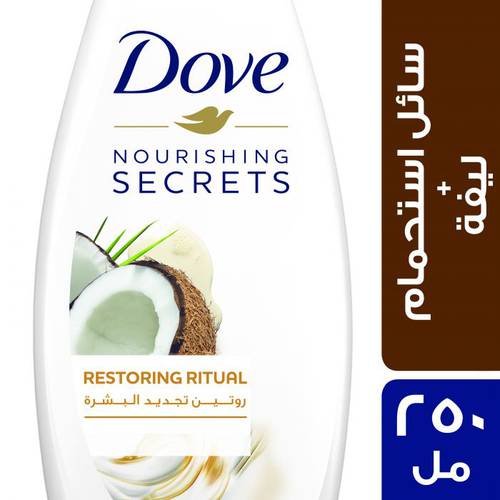 شاور جل دوف 250 مل جوز الهند  